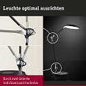 Bordlampe NUMIS QI CCT Switch, justerbar, med Qi-opladningsfunktion IP20, dæmpbar