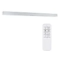 Paulmann Spejllampe HOMESPA TOVA LED lang, tunable white, med fjernbetjening IP44, chrom, hvid dæmpbar