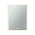 Paulmann Spejl med belysning MIRRA LED 60 X 80CM / HIGH firkantet, CCT Switch, med touch-dæmper, med varmefunktion IP44, hvid dæmpbar