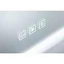 Paulmann Spejl med belysning MIRRA LED 60 X 80CM / HIGH firkantet, CCT Switch, med touch-dæmper, med varmefunktion IP44, hvid dæmpbar