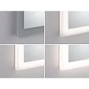 Paulmann Spejl med belysning MIRRA LED 60 X 80CM / HIGH firkantet, CCT Switch, med touch-dæmper, med varmefunktion IP44, hvid dæmpbar