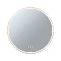 Spejl med belysning MIRRA LED Ø 60CM rund, CCT Switch, med touch-dæmper, med varmefunktion IP44, hvid mat dæmpbar