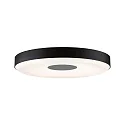 Loftlampe PURIC PANE II up / down, rund IP20, grå, sort dæmpbar