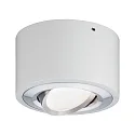 Paulmann Paulmann LED Loftlampe Argun hvid matt/aluminium børstet, 1-flamme 1x 4,8W
