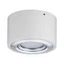 Paulmann Paulmann LED Loftlampe Argun hvid matt/aluminium børstet, 1-flamme 1x 4,8W