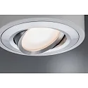 Paulmann Paulmann LED Loftlampe Argun hvid matt/aluminium børstet, 1-flamme 1x 4,8W