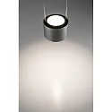 Paulmann Pendel ALDAN LED up / down, 3-flammer, aluminium børstet, sort dæmpbar