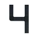 Paulmann Solar husnummer lys med batteri, indirekte IP44, sort, hvid mat 