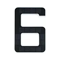 Paulmann solar house number light with accumulator, indirect IP44, black, white matt 