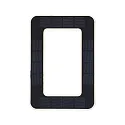 Paulmann Solar husnummer lys med batteri, indirekte IP44, sort, hvid mat 