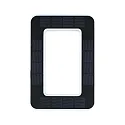 Paulmann Solar husnummer lys med batteri, indirekte IP44, sort, hvid mat 