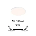 Paulmann Indbygningslampe VARIFIT VENULA EDGE IP44, hvid  8,5W 650 | 1000lm 3000K CRI >80