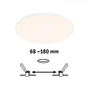 Paulmann Indbygningslampe VARIFIT VENULA EDGE IP44, hvid dæmpbar 17W 1500 | 2000lm 3000K CRI >80