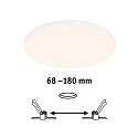 Paulmann Indbygningslampe VARIFIT VENULA EDGE IP44, hvid dæmpbar 17W 1500 | 2000lm 3000K CRI >80