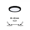 LED panel AREO VARIFIT ON-OFF 118MM rund, justerbar, omskiftelig, 8W 1400lm 4000K CRI >80