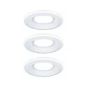 recessed luminaire SORMUS round, set of 3 IP65, white matt  3x 6,5W 560lm 3000K 100° 100° CRI >80