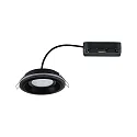 Paulmann recessed luminaire SORMUS round, set of 1 IP65, black matt  6,5W 560lm 3000K 100° 100° CRI >80