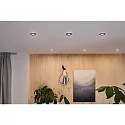Paulmann Set of 3 Recessed luminaire CHOOSE, swivelling, IP23, 230V, max. 3x 10W Ø5.1cm, black matt