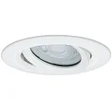 Paulmann Indbygningslampe LED Nova, IP65, rund, 7W, GU10, sæt af 3 drejelig