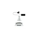 Paulmann Paulmann Indbygningslampe LED Nova, IP65, rund, hvid/chrom, sæt af 1 drejelig, 7W GU10