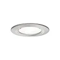 Paulmann Indbygningslampe NOVA LED stiv, sæt med 3 GU10 IP44, jern børstet  6,5W 470lm 4000K 36° 36° CRI >80