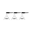 Paulmann Indbygningslampe NOVA LED stiv, sæt med 3 GU10 IP44, hvid mat  6,5W 470lm 4000K 36° 36° CRI >80