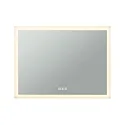 Paulmann Spejl med belysning MIRRA LED 80 X 60CM / WIDE firkantet, CCT Switch, med touch-dæmper, med varmefunktion IP44, hvid dæmpbar