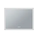 Paulmann Spejl med belysning MIRRA LED 80 X 60CM / WIDE firkantet, CCT Switch, med touch-dæmper, med varmefunktion IP44, hvid dæmpbar