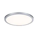 LED Recessed Panel AERO VariFit, round, IP44, Ø 17.5cm, 15W 3000K, chrome matt