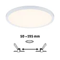 Paulmann LED panel AREO VARIFIT ZIGBEE TW 230MM rund, tunable white, ZigBee styrbar, dæmpbar 18W 1400lm 3000 - 6500K CRI > 80