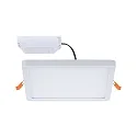 Paulmann LED Recessed Panel AERO VariFit DIM, square, IP44, 17.5cm, 15W 3000K, 3-step dimmable, white