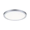 LED Recessed Panel AERO VariFit DIM, round, IP44, Ø 17.5cm, 15W 4000K, 3-step dimmable, chrome matt