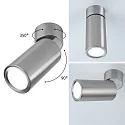 Paulmann Loftlampe TURNAL COIN, jern børstet dæmpbar