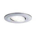 recessed luminaire CALLA swivelling, set of 3 IP65, chrome matt dimmable 5W 430 | 550lm 3000K 100° 100° CRI >80