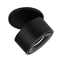 Paulmann Spot SPIRCLE LED drejelig, vipbar IP20, sort mat 