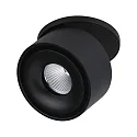 Paulmann Spot SPIRCLE LED drejelig, vipbar IP20, sort mat 