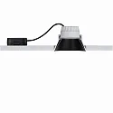 Paulmann Indbygningslampe COLE COIN LED stiv IP44, guld mat, sort dæmpbar 6,5W 460lm 2700K 100° 100° CRI >80