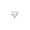 Paulmann Indbygningslampe COLE COIN LED stiv IP44, guld mat, sort dæmpbar 6,5W 460lm 2700K 100° 100° CRI >80