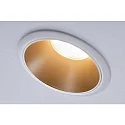 Paulmann Indbygningslampe COLE COIN LED stiv IP44, guld mat, hvid dæmpbar 6,5W 460lm 2700K 100° 100° CRI >80