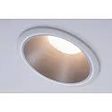 Paulmann Indbygningslampe COLE COIN LED stiv IP44, sølv, hvid dæmpbar 6,5W 460lm 2700K 100° 100° CRI >80