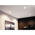 Paulmann Indbygningslampe COLE COIN LED stiv IP44, sølv, hvid dæmpbar 6,5W 460lm 2700K 100° 100° CRI >80