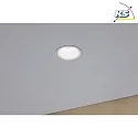 Paulmann Indbygningslampe CYMBAL COIN LED stiv IP20, hvid mat dæmpbar