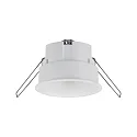 Paulmann Indbygningslampe CYMBAL COIN LED stiv IP20, hvid mat dæmpbar
