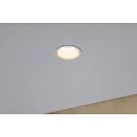 Paulmann Indbygningslampe CYMBAL COIN LED stiv, Dim-To-Warm, sæt med 3 IP44, hvid mat dæmpbar 19,5W 440lm 2000-2700K 45° 45° CRI >80