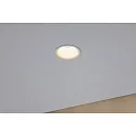 Paulmann Indbygningslampe CYMBAL COIN LED stiv, Dim-To-Warm, sæt med 3 IP44, hvid mat dæmpbar 19,5W 440lm 2000-2700K 45° 45° CRI >80