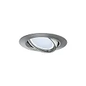Paulmann recessed luminaire BASE COIN swivelling, set of 3 IP20, brushed iron dimmable 15W 370lm 3000K 100° 100° CRI > 83
