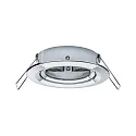 Paulmann recessed luminaire NOVA LED round, swivelling, set of 3 GU10 IP23, chrome  19,5W 460lm 2700K 38° 38° CRI >80