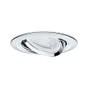 Paulmann recessed luminaire NOVA LED round, swivelling, set of 3 GU10 IP23, chrome  19,5W 460lm 2700K 38° 38° CRI >80