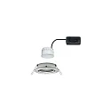 Paulmann Indbygningslampe NOVA COIN LED rund, svingbar IP23, jern børstet  460lm 2700K 100° 100° CRI >80
