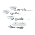 LED Møbler Indbygningslampe SÆT LED, 3x4,5W, 12VA, 230V/350mA, 65mm, hvid